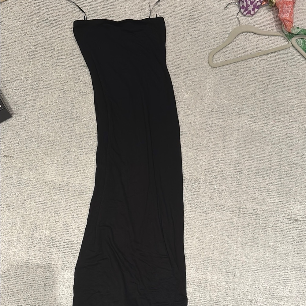 AFRM bodycon Black Strapless Dress